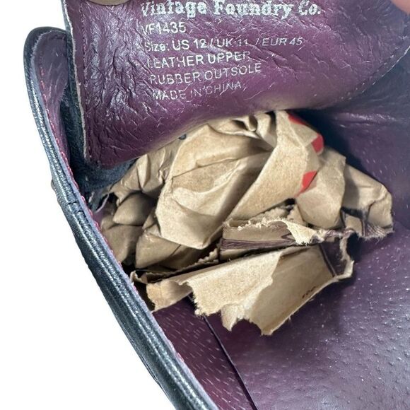 Vintage Foundry Co. Cyrus Black Leather Cap Toe Oxfords Men’s Size 12 main image 8